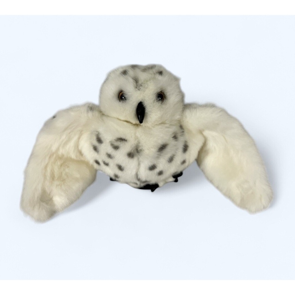 Folkmanis Snowy Owl Puppet Stuffed Animal Head Spins AS SEEN IN‎ BABY EINSTEIN